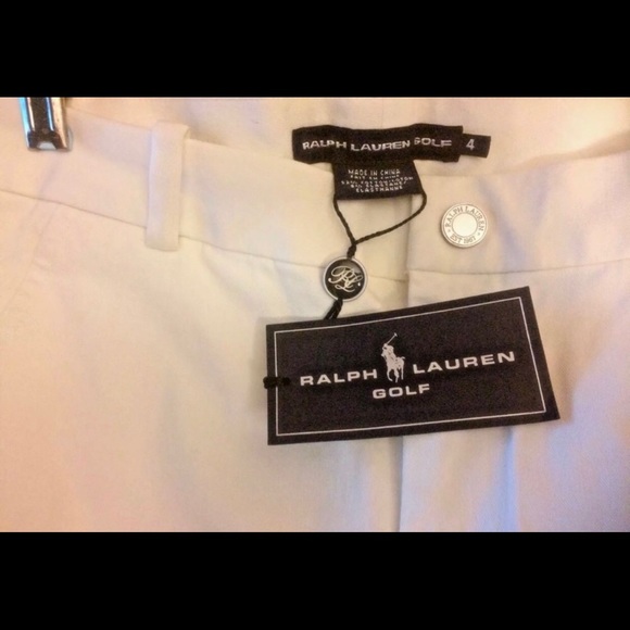 New Ralph Lauren White Pants Sz 4 Tags $145 Cost Cruise Summer - Picture 8 of 16